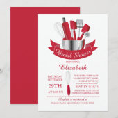 Invitation Stock moderne l'invitation de Fête de la mariée de (Devant / Derrière)