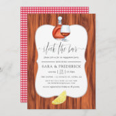 Invitation Stock The Bar and Grill Rustic (Devant / Derrière)