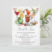 Invitation Stock the Bar Couples Co-ed Shower Noël (Debout devant)