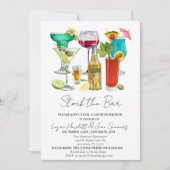 Invitation Stock the Bar Couples Douche mixte (Devant)