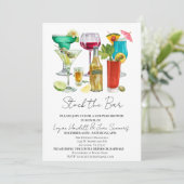 Invitation Stock the Bar Couples Douche mixte (Debout devant)