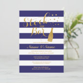 Invitation Stock The Bar Couples Douche Party Grève Invitatio (Debout devant)