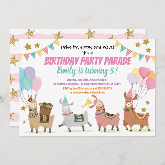 Invitation Stock The Bar Engagement Party White & Gold Invita (Devant / Derrière)