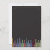 Invitation Stock The Bar Party Fiançailles Bouteilles Invitat (Dos)