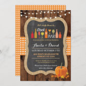 Invitation Stockez l'invitation de fiançailles de partie (Devant / Derrière)