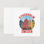 Invitation Stockholm Suède (Devant / Derrière)