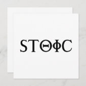 Invitation stoïque (Devant / Derrière)