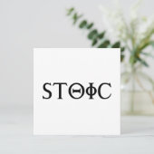 Invitation stoïque (Debout devant)