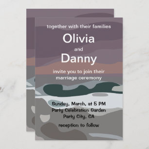 Invitation Storm Sky Cloud Sea Waves Nature Mariage