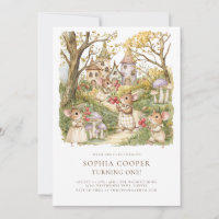 Storybook Animaux Aquarelle 1er Anniversaire