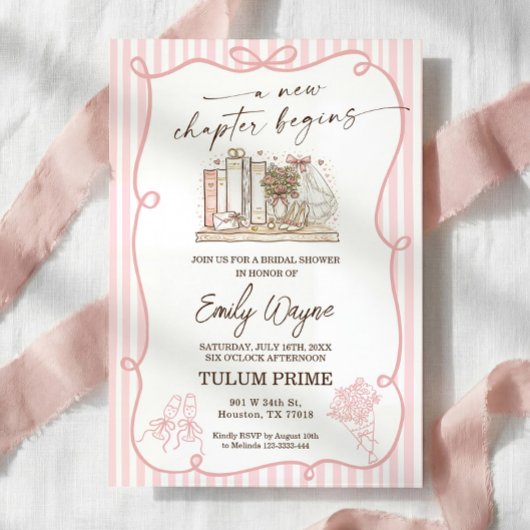 Invitation Storybook Bridal  Shower 
