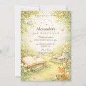 Invitation Storybook Chapter Two Birthday (Devant)
