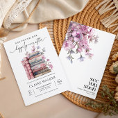 Invitation Storybook Coquette Book New Chapter Fête des marié