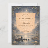 Invitation Storybook Duck Baby Shower (Devant)