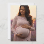 Invitation Storybook Floral Un nouveau chapitre commence le B (Dos)