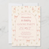 Invitation Storybook Goose 1st Birthday (Devant)
