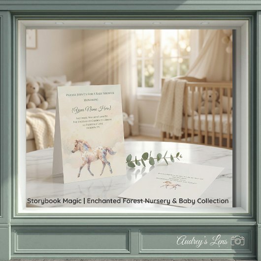 Invitation Storybook Magic Enchanted Forest