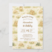 Storybook Safari Wild One First Birthday