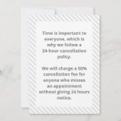 Invitation Stratégie d'annulation (Devant)