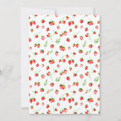 Invitation Strawberries and Daisies Bridal Shower (Dos)