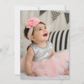 Invitation Strawberry First Birthday Celebration Photo (Dos)