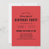 Invitation strawberry swirls (Dos)