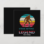 Invitation Stride Beyond Legend Sasquatch Amputé Vintage (Devant / Derrière)