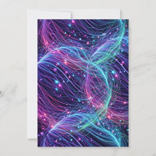 Invitation Strike Up Some Fun Neon Glow Bowling Birthday (Dos)