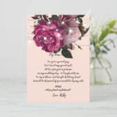 Invitation string light La Bourgogne sera ma servante (Debout devant)
