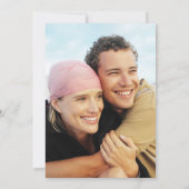 Invitation String Lights Black And White Photo Wedding (Dos)