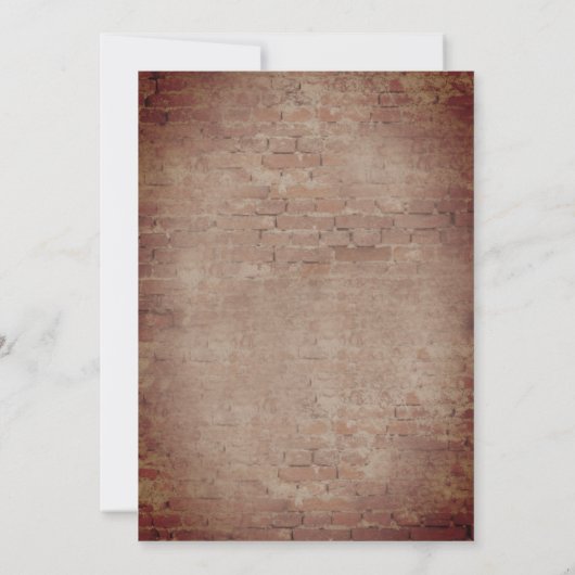 Invitation String Lights Brick Botanical 90th Birthday Party (Dos)