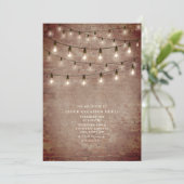 Invitation String Lights Brick Générique All Purpose Party (Debout devant)