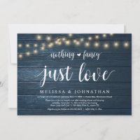 String Lights Farm, Mariage Elopement Diner Party