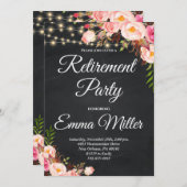 Invitation String Lights, Parti de la retraite des femmes (Devant / Derrière)