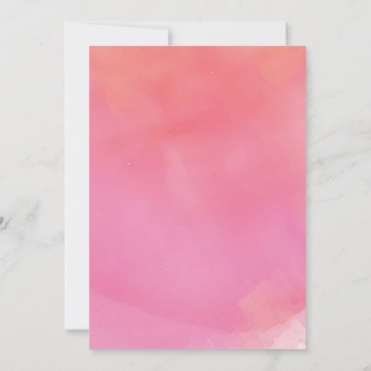 Invitation String Lights Pink Sweet 16e anniversaire Invitati (Dos)