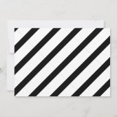 Invitation Stripe 50 & Fabuleux 50e anniversaire Personnalisé (Dos)