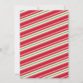 Invitation Stripe Cookies and Cocktail Classic Christmas (Dos)