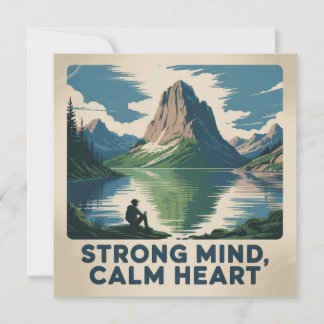Invitation Strong Mind, Calm Heart