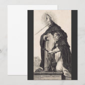 Invitation Sts. Albert le Grand et Thomas d'Aquin Beaux-Arts (Devant / Derrière)