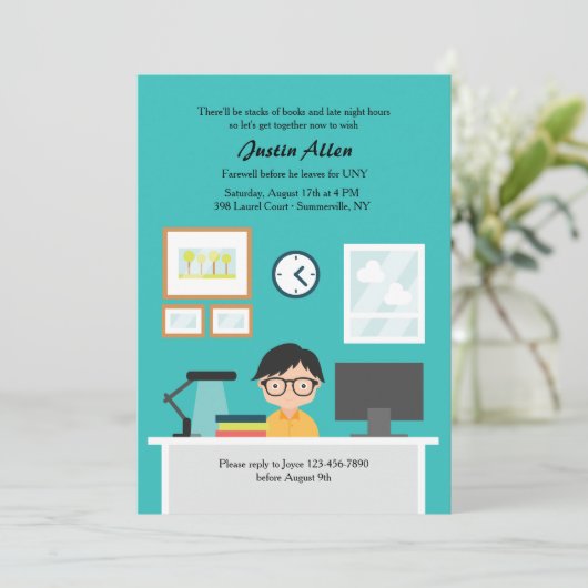 Invitation Studieuse (Debout devant)