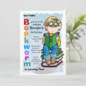 Invitation studieuse de garçon (Debout devant)