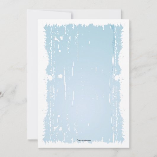 Invitation studieuse de garçon (Dos)