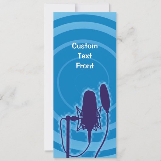 Invitation Studio microphone (Devant)