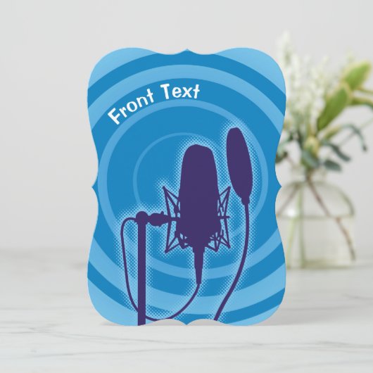 Invitation Studio microphone (Debout devant)