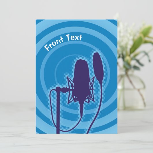 Invitation Studio microphone (Debout devant)