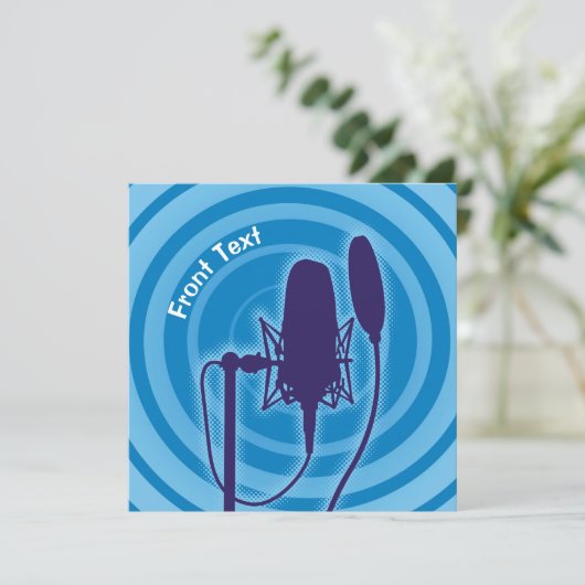 Invitation Studio microphone (Debout devant)