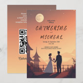 Invitation Studio Personnalisé Ghibli Invite Mariage (Devant / Derrière)