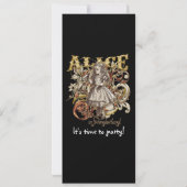 Invitation Style Alice Carnivale (Version Or) (Dos)