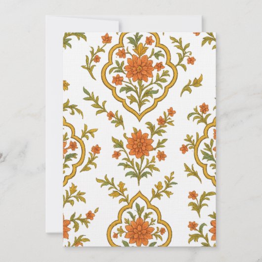 Invitation style arabe (Devant)