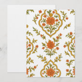 Invitation style arabe (Devant / Derrière)